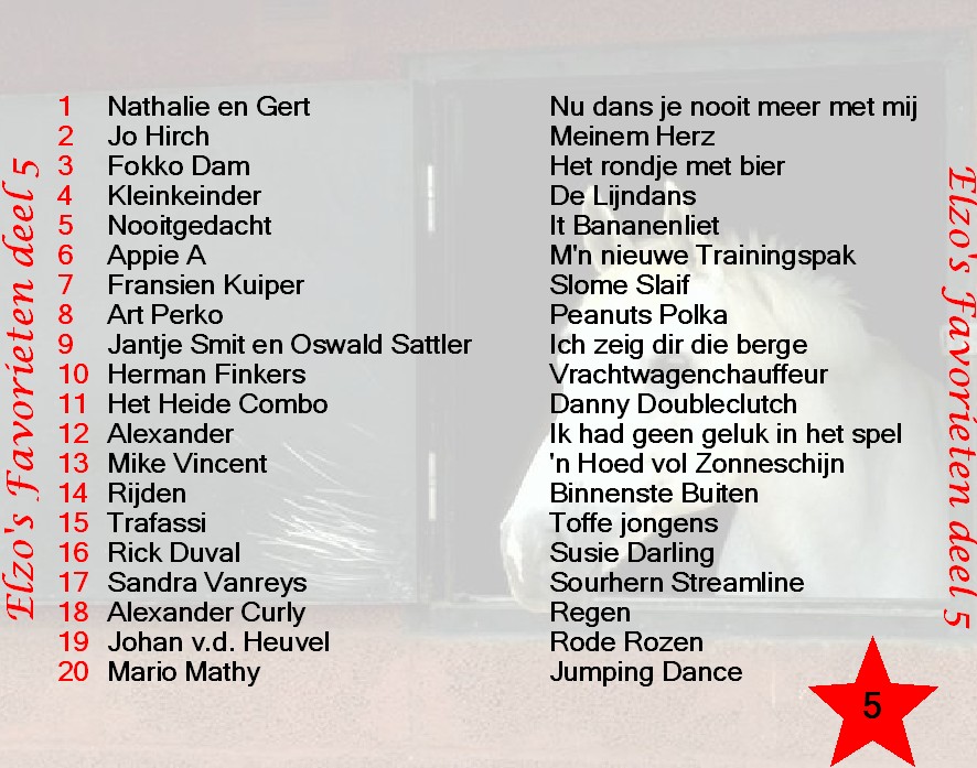 Elzos Favorieten  Deel 05 : Back